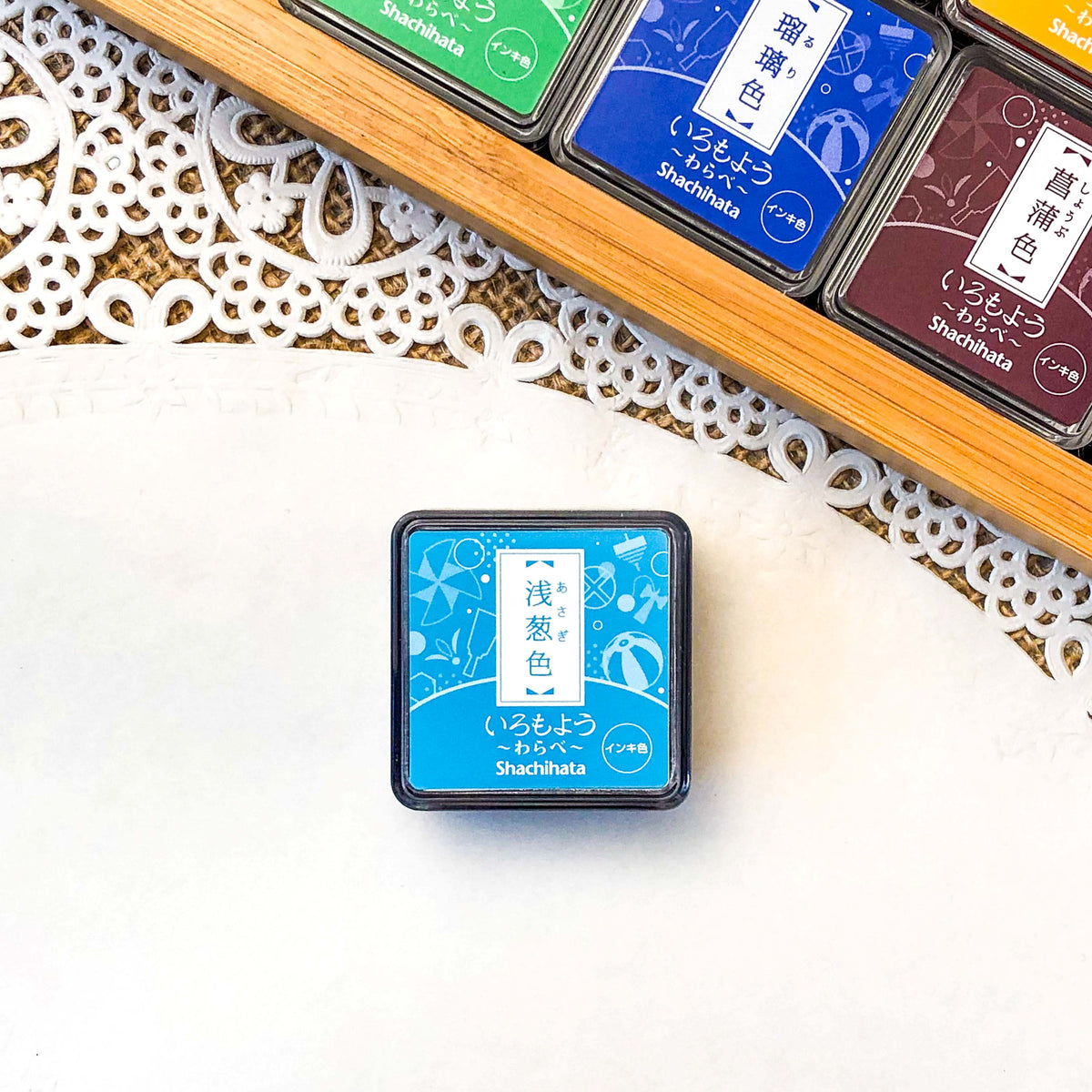 Shachihata Warabe Oil-Based Mini Size Ink Pad Collection