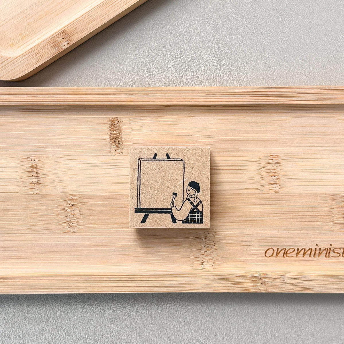 Stamp Marché Wooden Stamp (L) Message Stamp