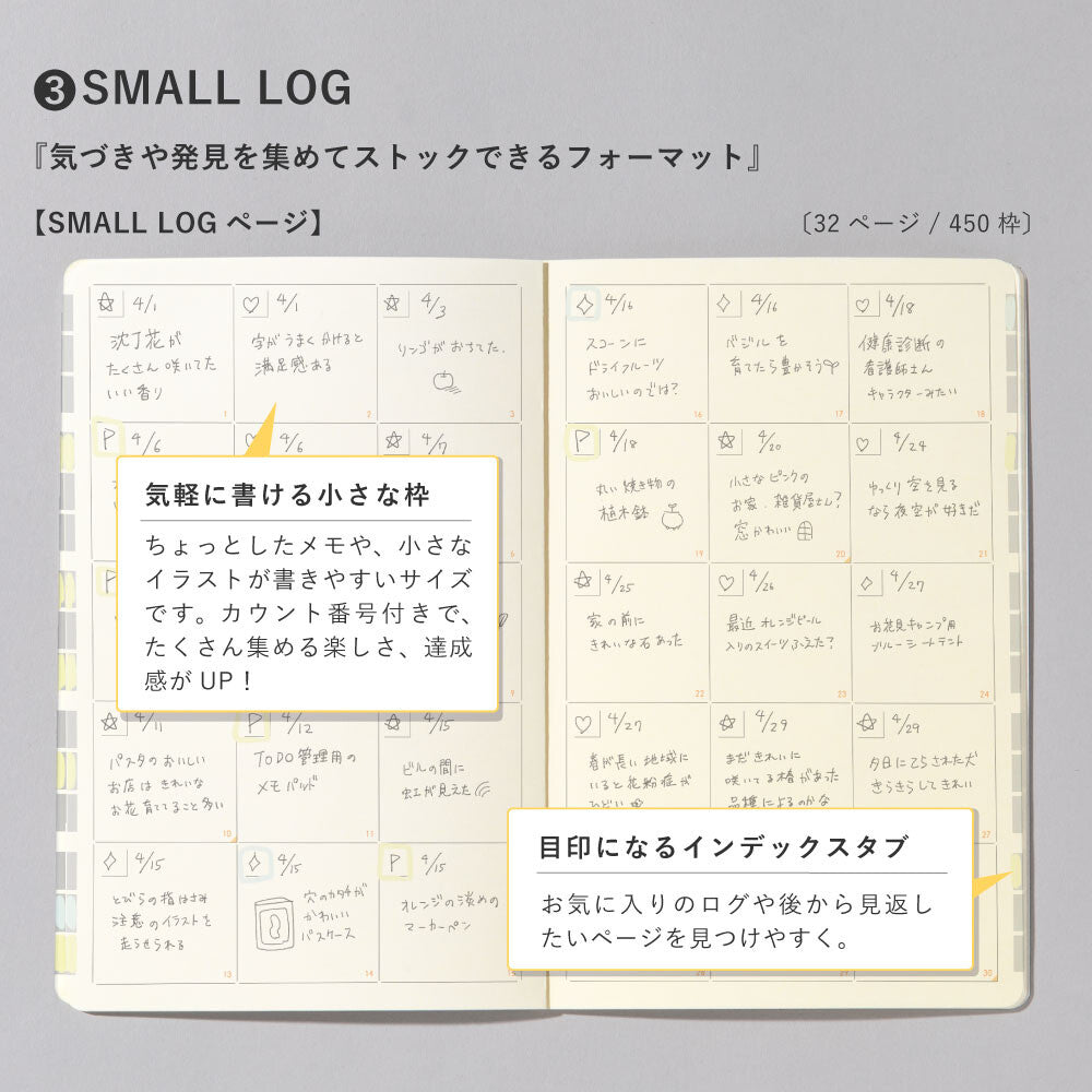 SUNNY LOG NOTE LSL-01 Diary Notebook hardcover
