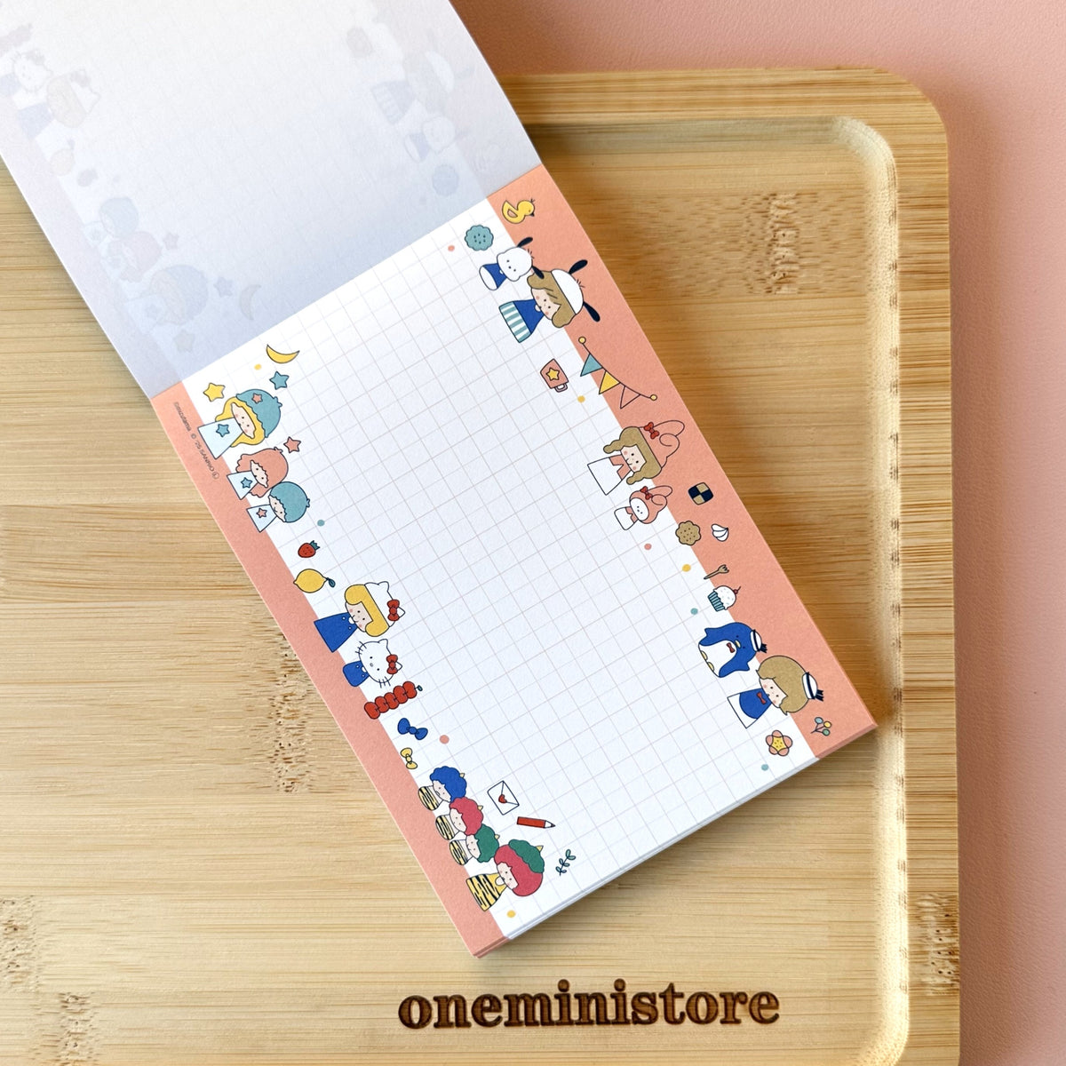mizutama x Sanrio Collection - A6 Memo Pad