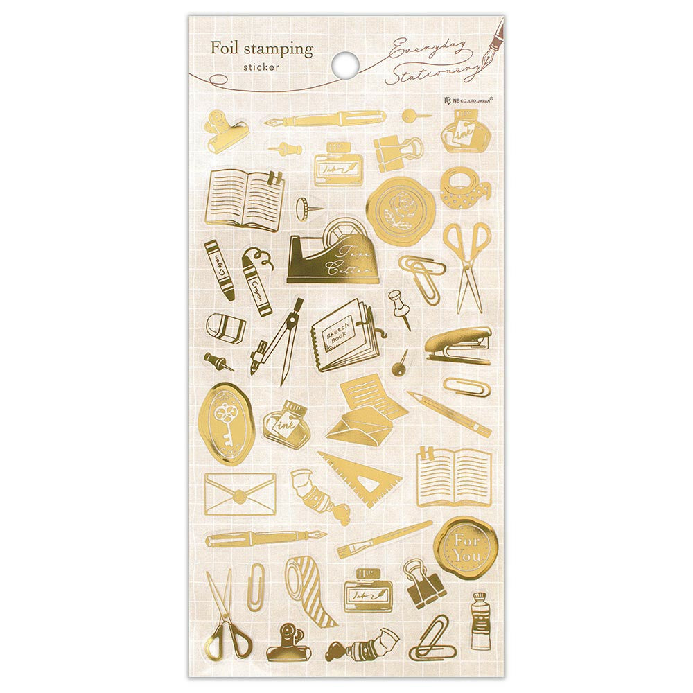 NB Co. Stickers with Foil Stamping - Stationery