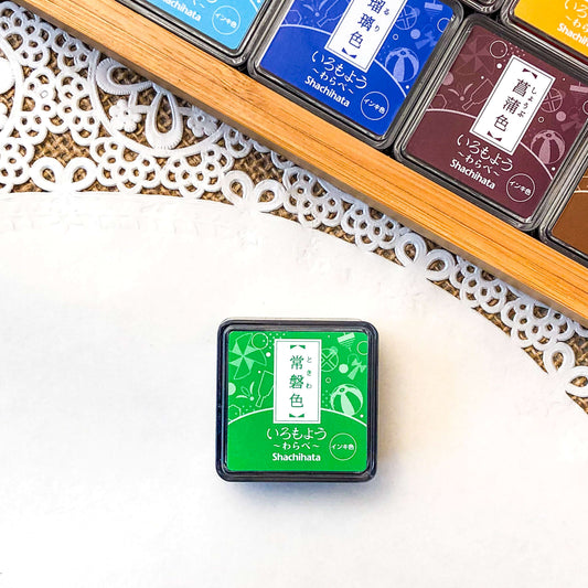 Shachihata Warabe Oil-Based Mini Size Ink Pad Collection