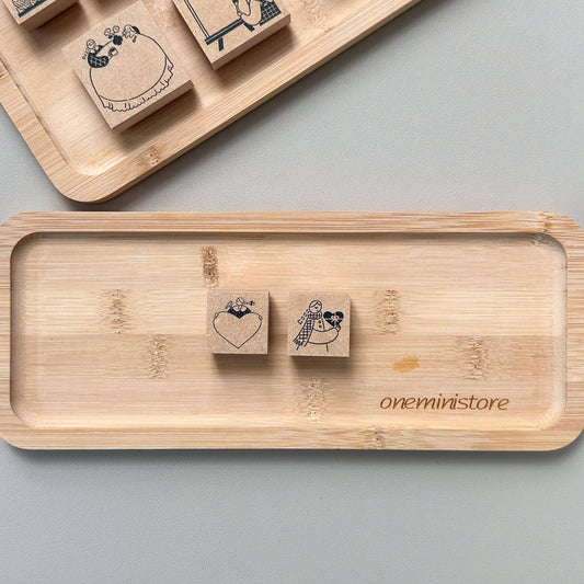 Stamp Marché Wooden Stamp Collection - Hearts