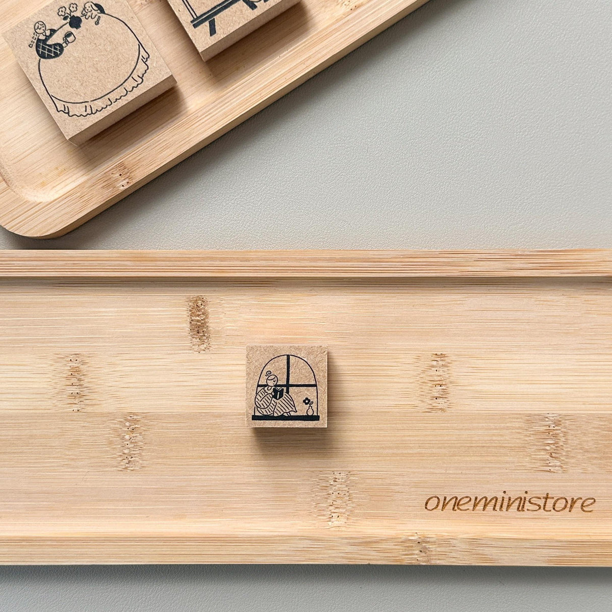 Stamp Marché Wooden Stamp Collection
