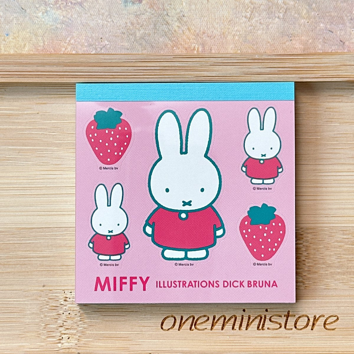 Miffy Square Memo Pad with Sticker Sheet