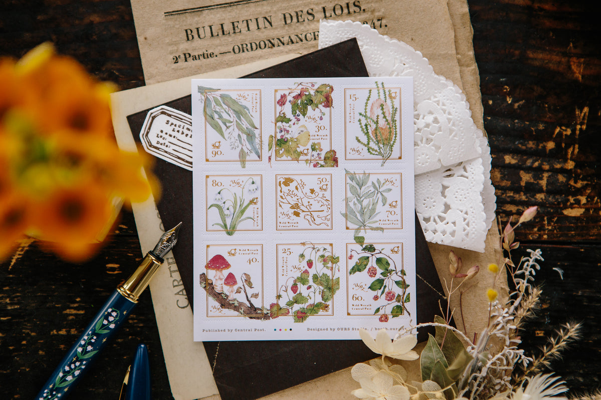 Ours Studio - Wild Wreath Stamp Sticker