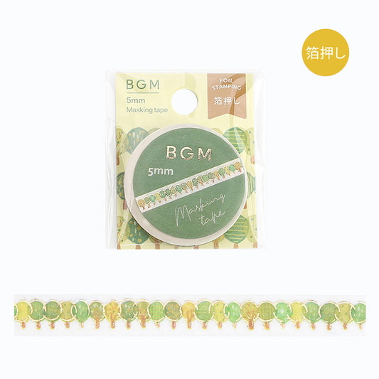BGM Masking Tape - Foil Stamping Life 5mm