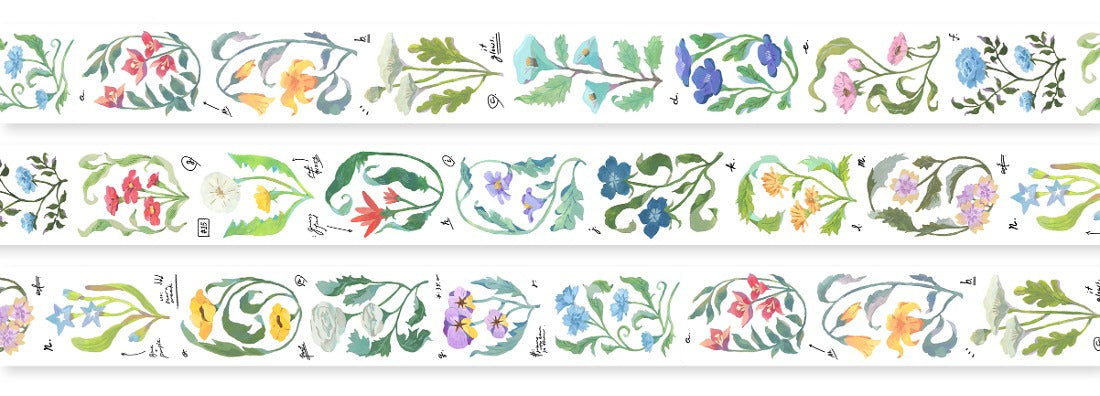 The Wayfarer's Journal PET Tape 花草帳