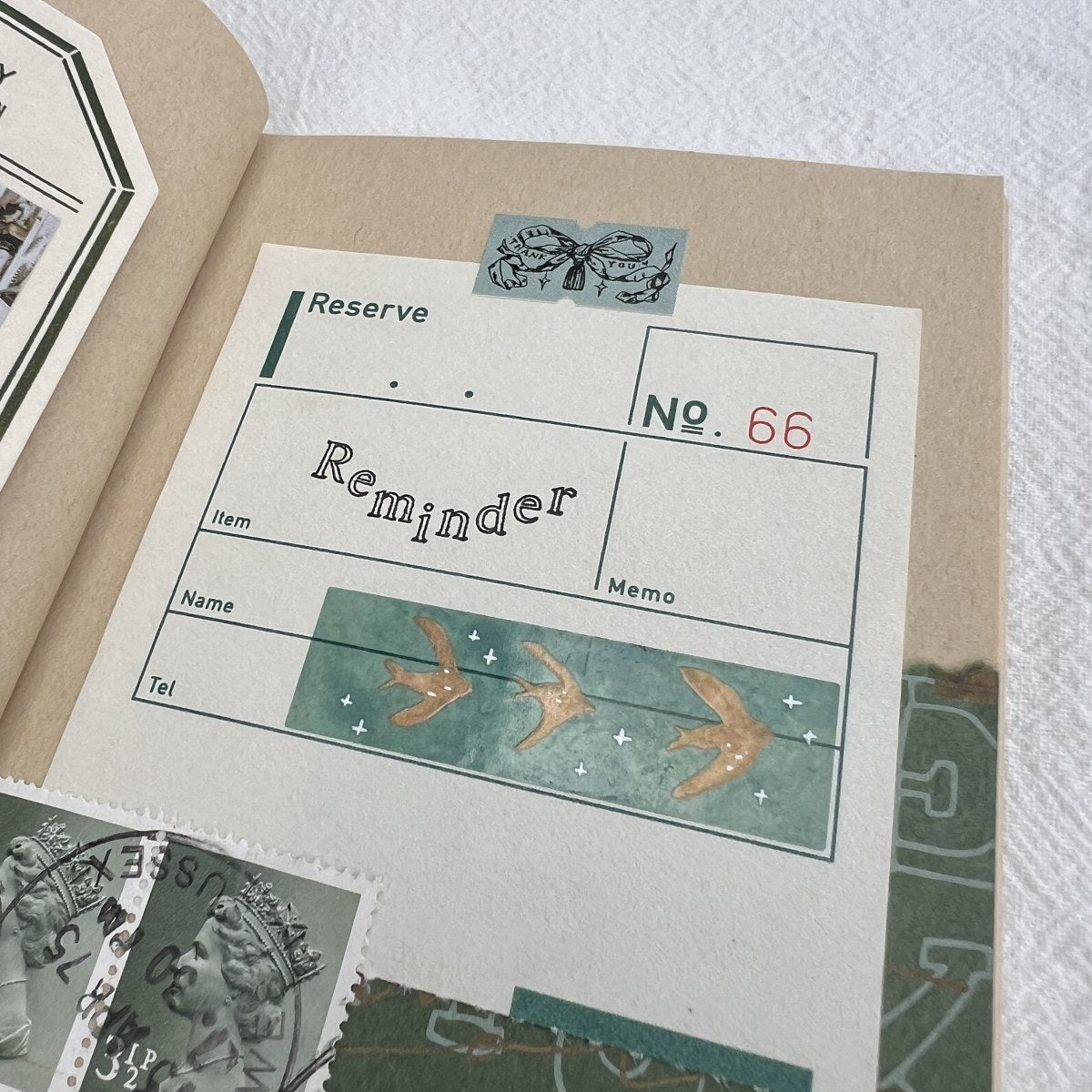 Liberty.hk -  Analog Postage Series : Vintage-Style Wooden Stamp