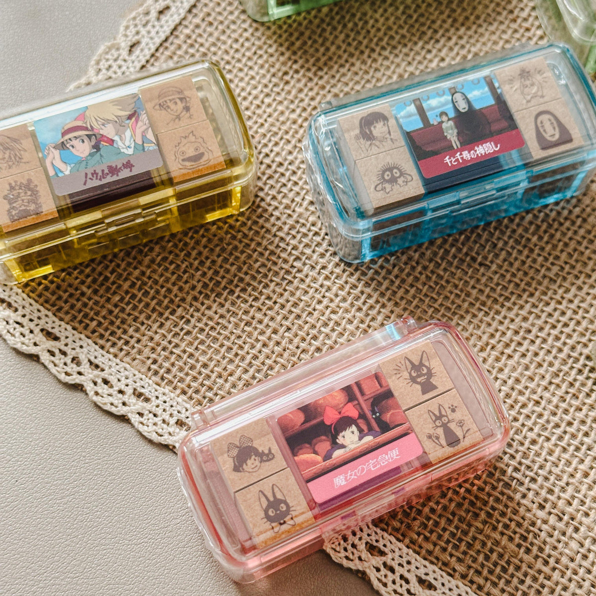 Studio Ghibli mini stamps set