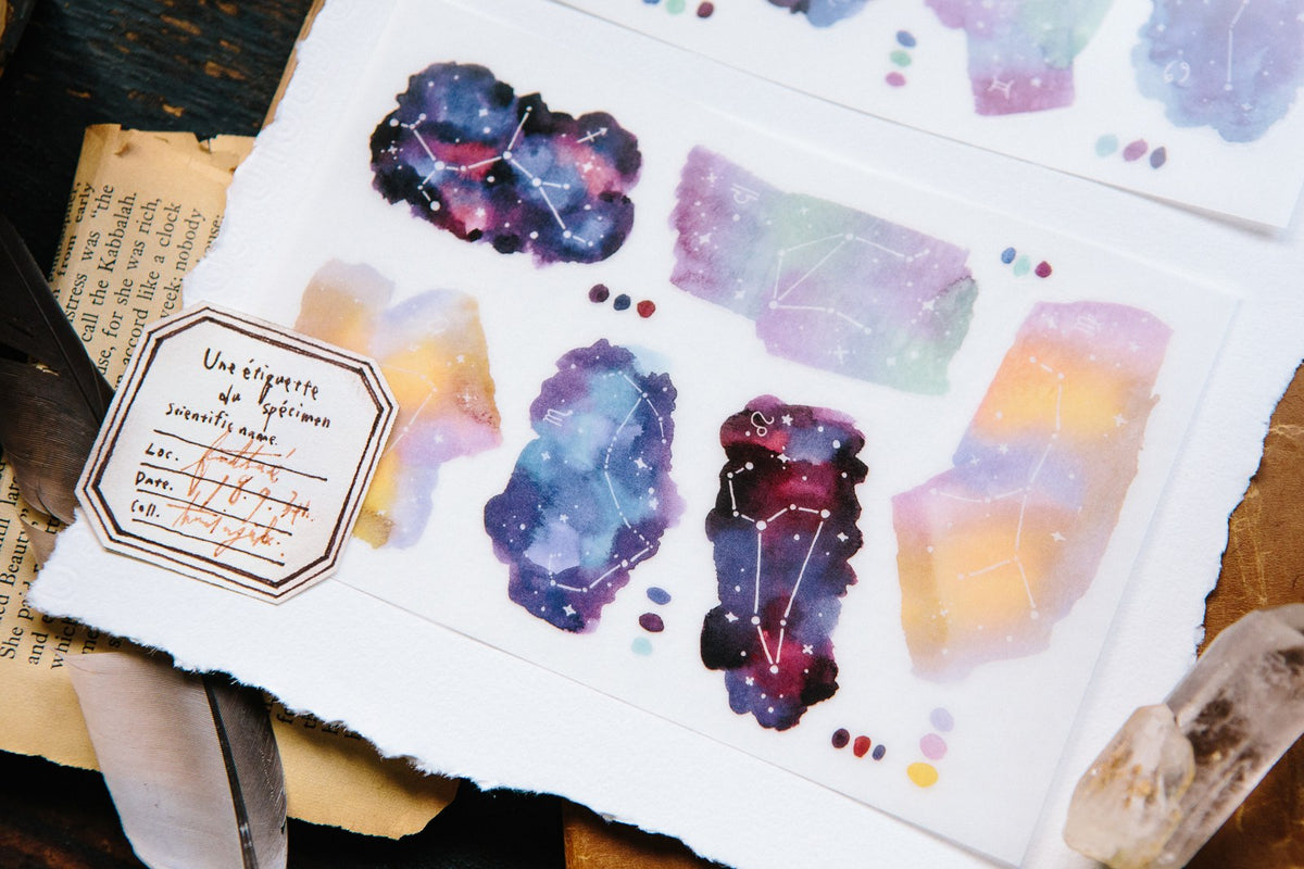 Ours Studio - Zodiacs & Bubbles Transfer Sticker