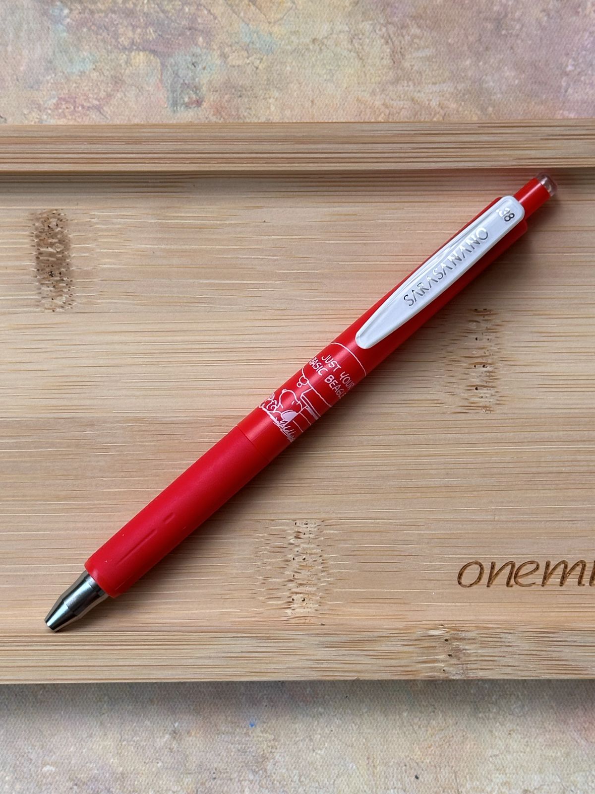 Zebra Sarasa Nano Snoopy Gel Pen — 0.38mm