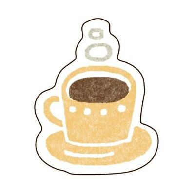 Furukawashiko Flake Stickers - Coffee