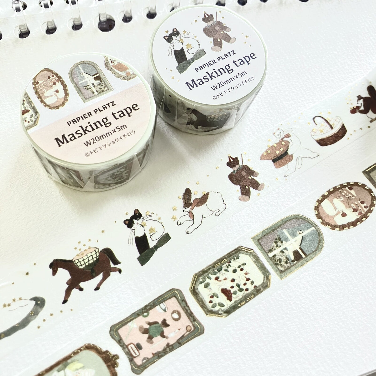 Tobimatsu Shoichiro - Stardust Collection Cats Masking Tape