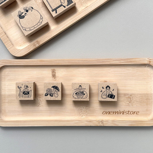 Stamp Marché Wooden Stamp Collection (M)