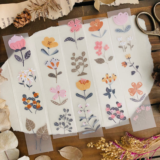 Deer Forest Floral Lab PET Tape