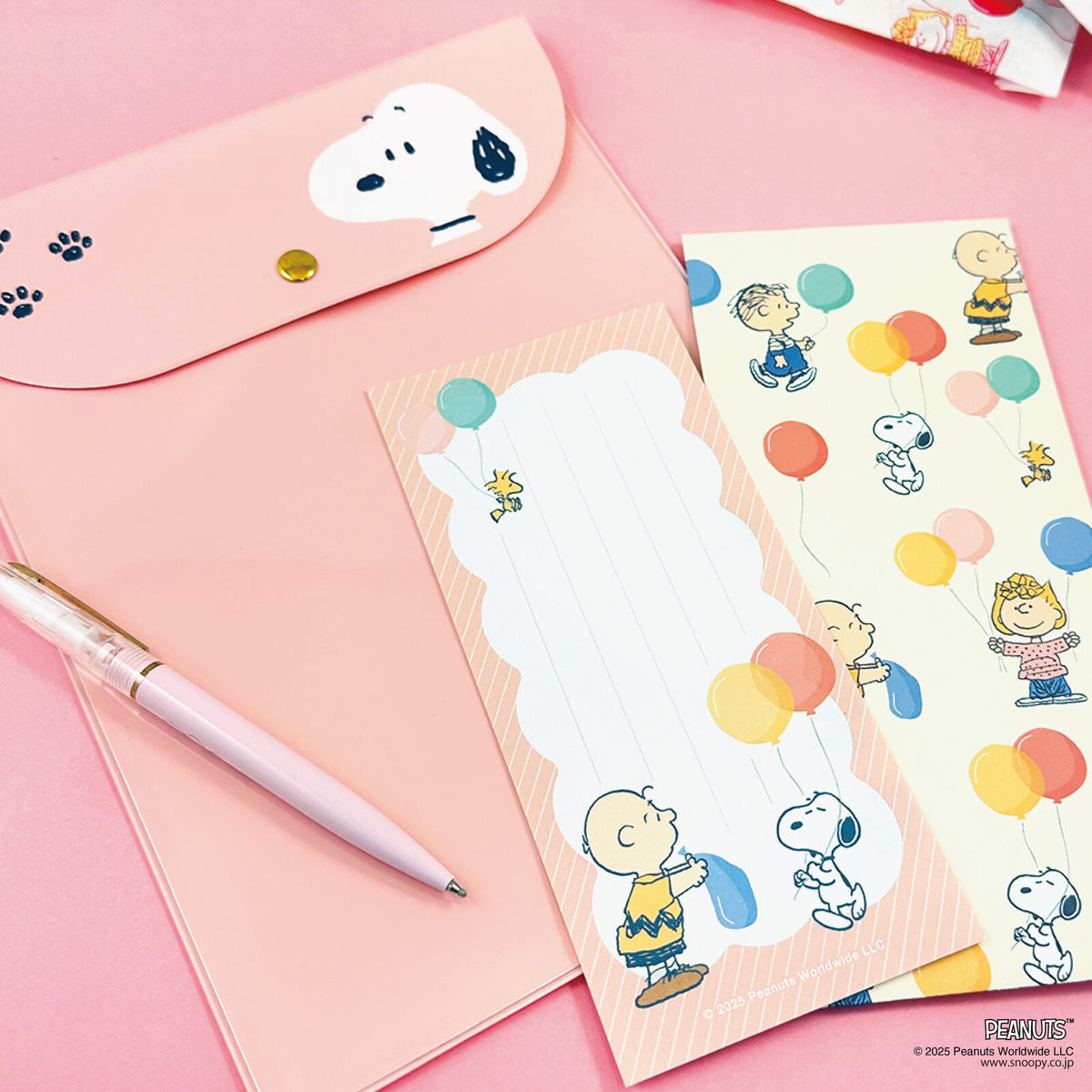 Snoopy “Send It” Letter Set with PVC Case