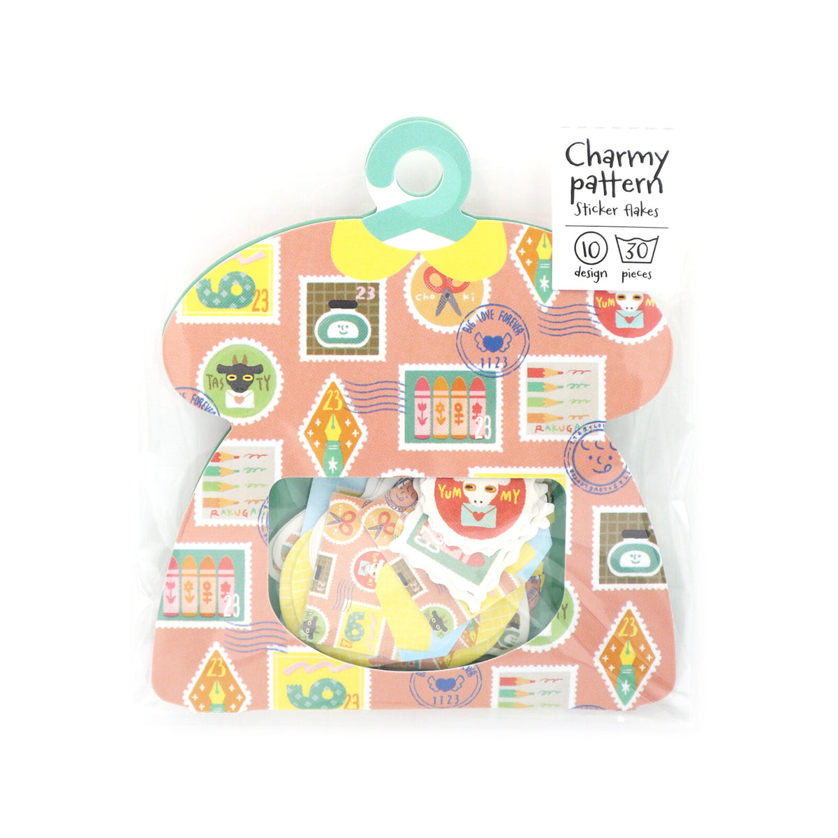 World Craft Charmy Pattern Flake Stickers