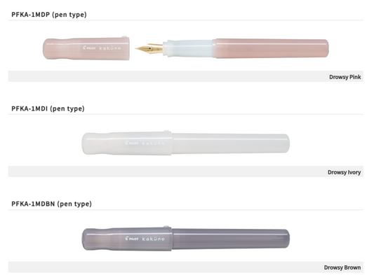 Pilot Kakuno Madoromi Color Fountain Pen (F nib)