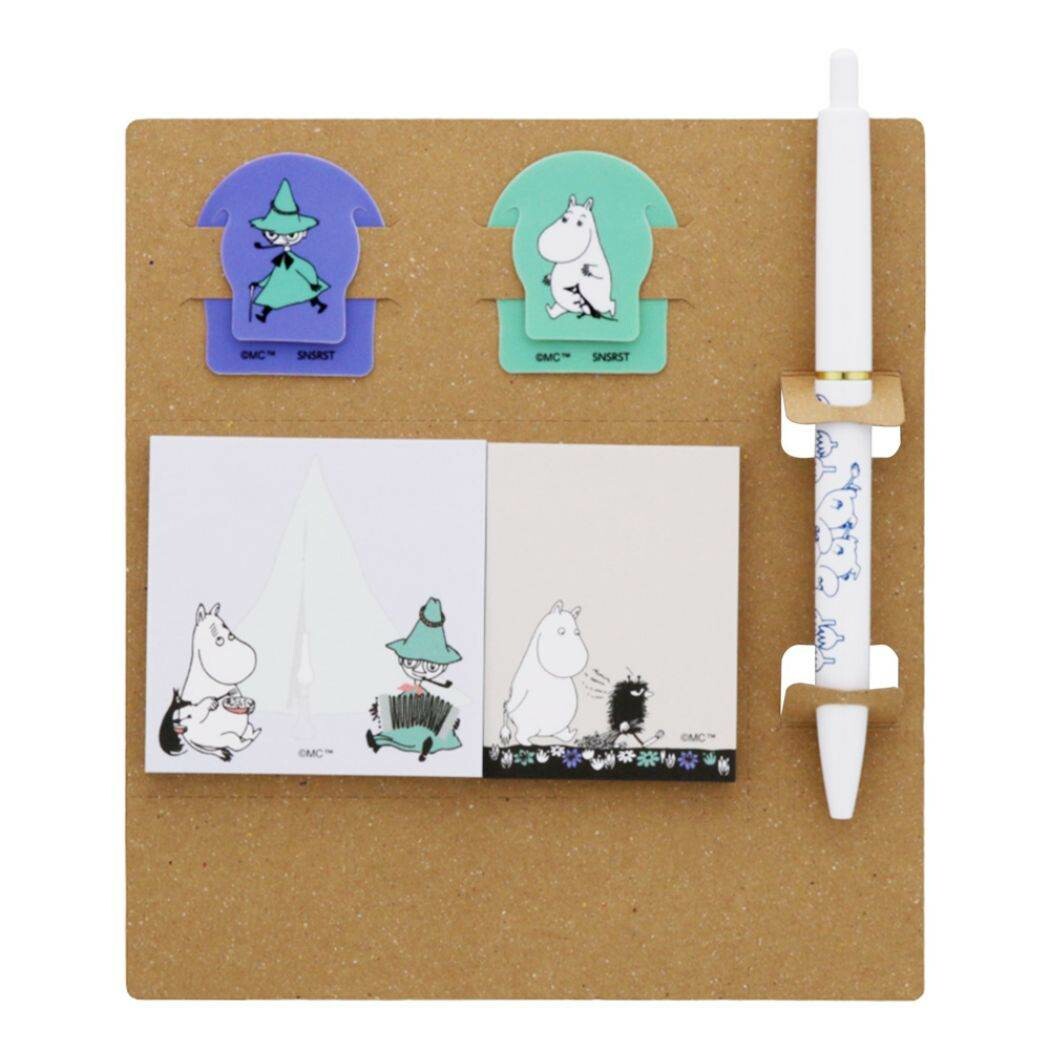 Moomin Stationery Set  Moomin & Snufkin