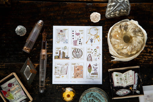 Ours Studio - Desk of Botanist Stamp Sticker