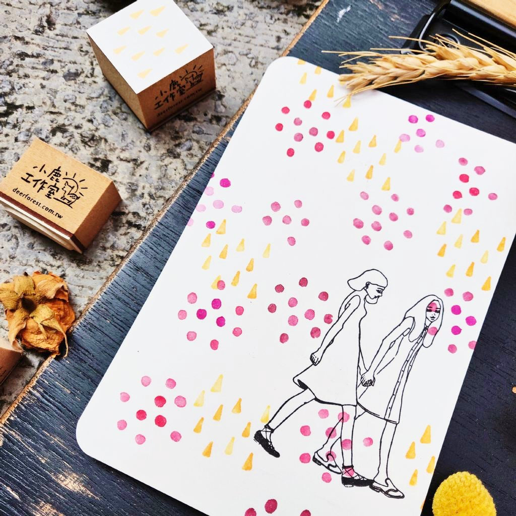 Deer Forest Irregular Shapes stamp set
