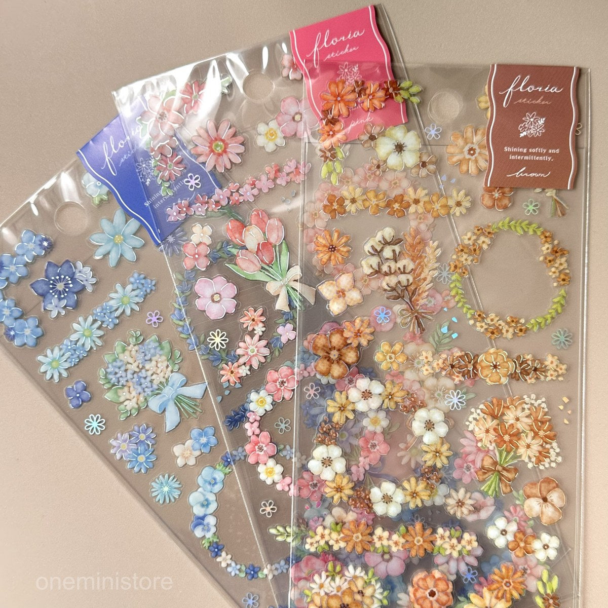 Mind Wave Floria Holographic Stickers
