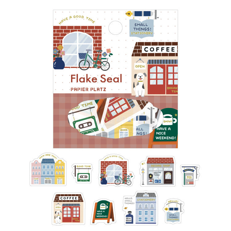 Eric Small Things Gold Foil Flake Stickers Favourite Place