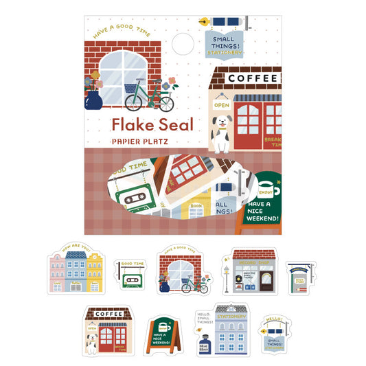 Eric Small Things Gold Foil Flake Stickers Favourite Place