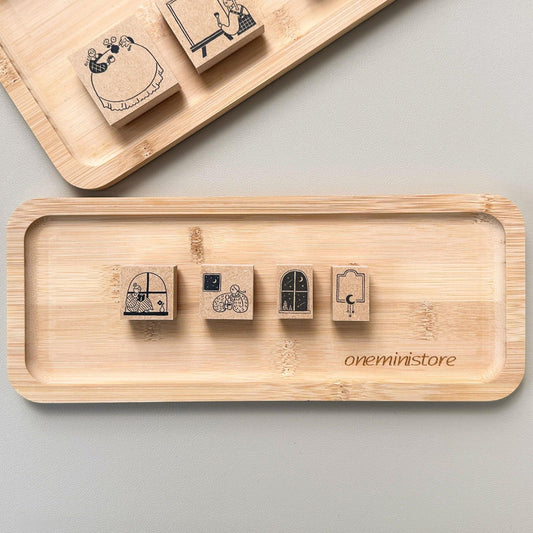 Stamp Marché Wooden Stamp Collection