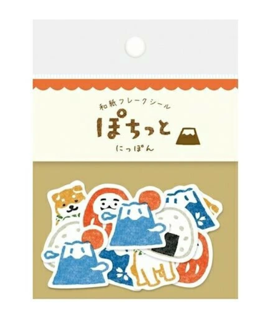 Furukawashiko Flake Stickers - Nippon