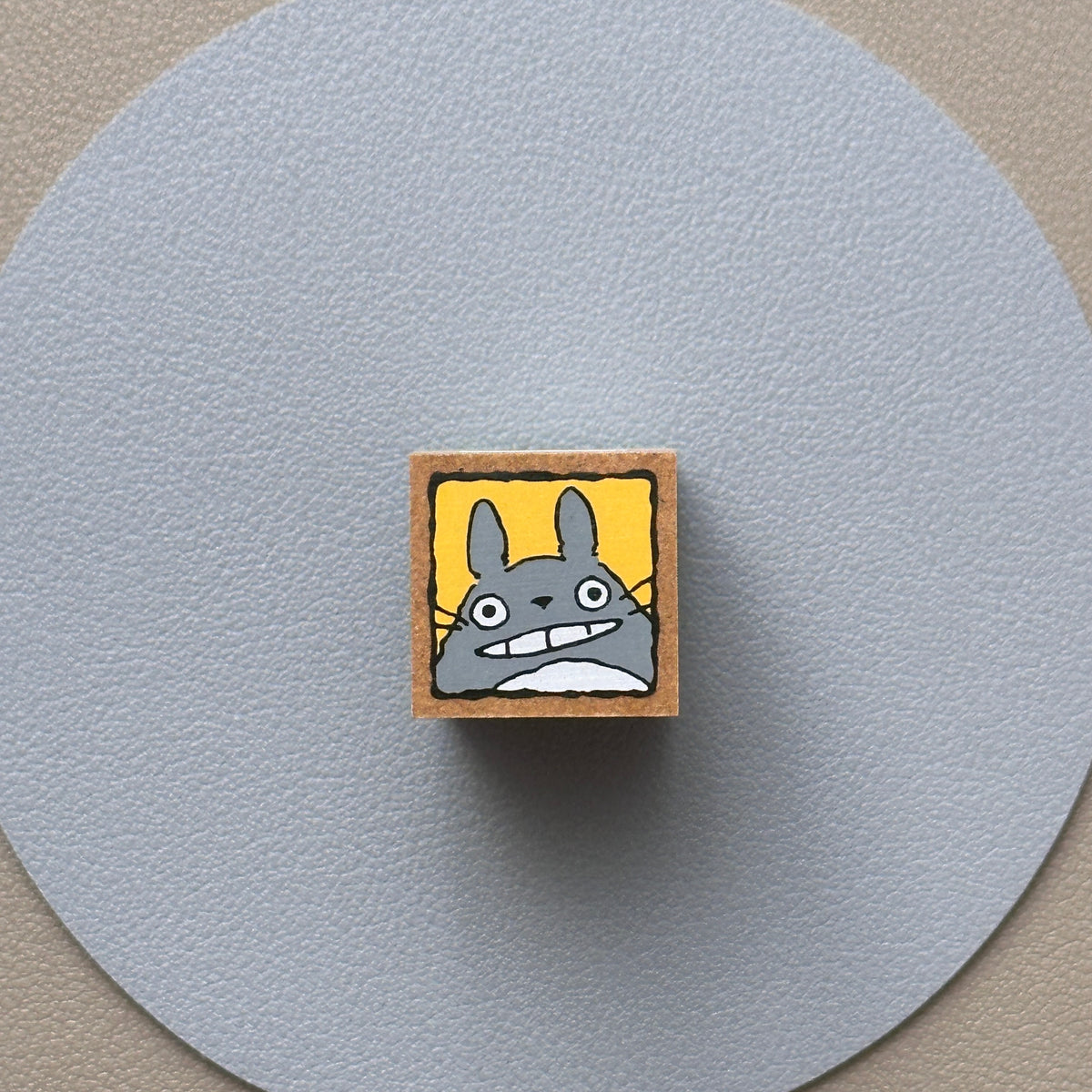 Stamp Ghibli - My Neighbor Totoro wooden stamp in small