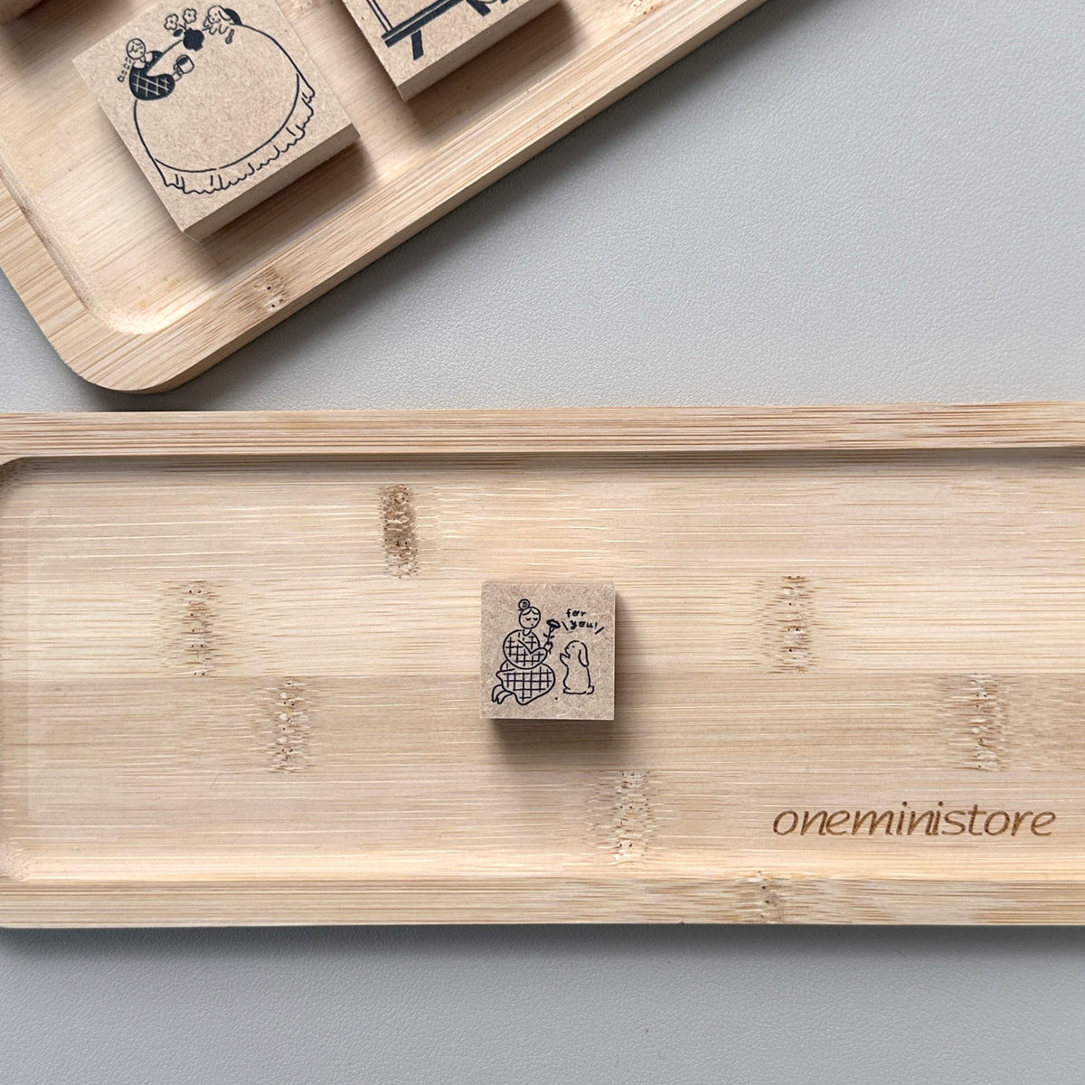 Stamp Marché Wooden Stamp Collection -Message