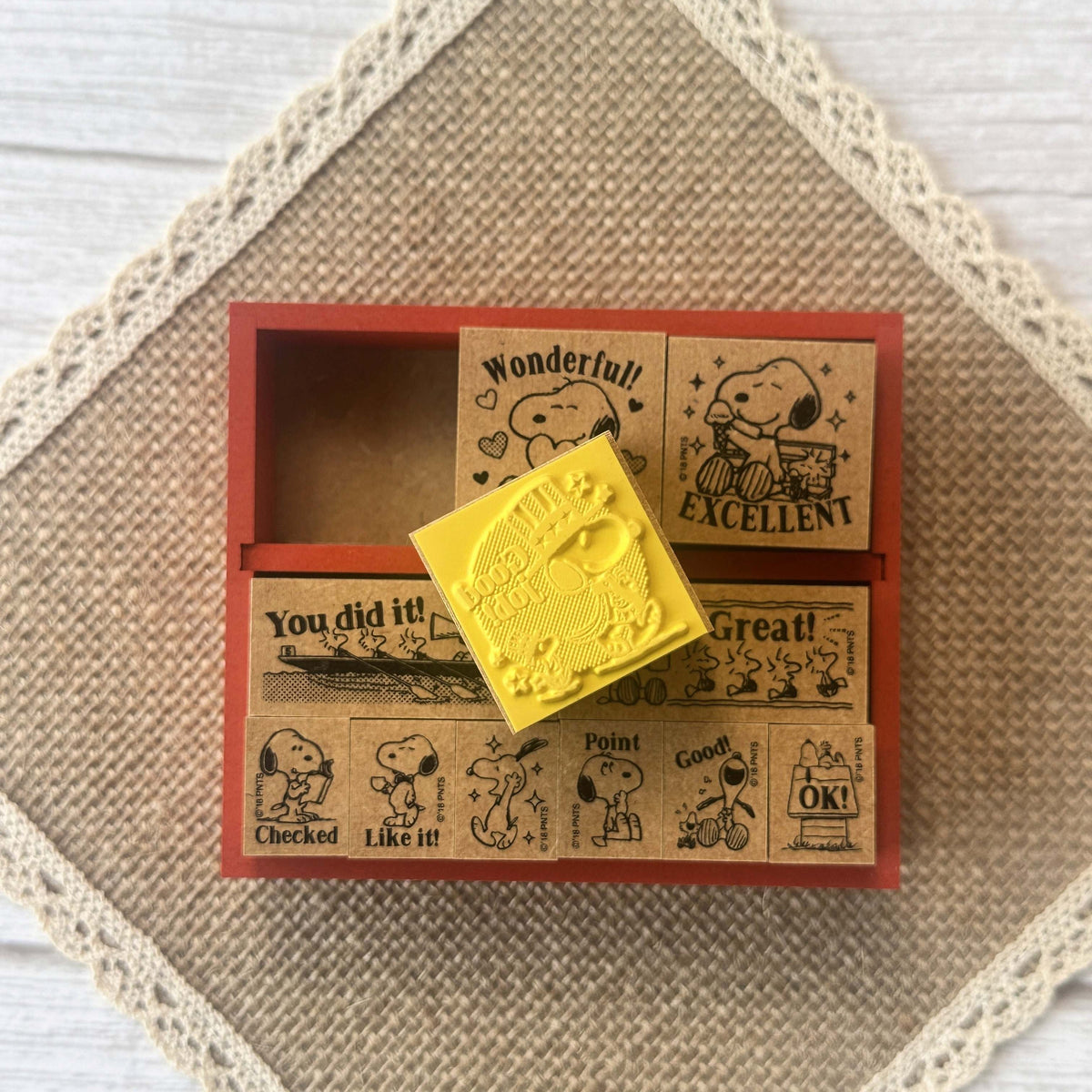 Snoopy reward stamp set