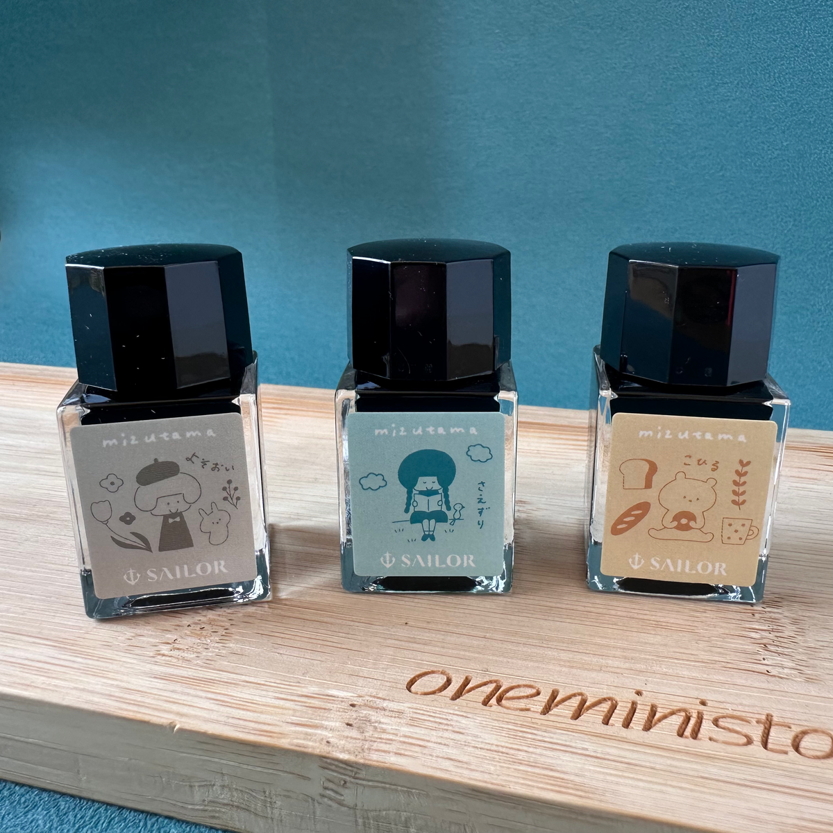 Sailor x mizutama ink set