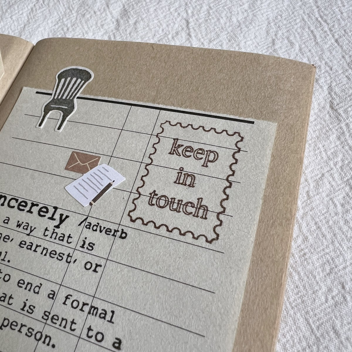 Liberty.hk -  Analog Postage Series : Vintage-Style Wooden Stamp