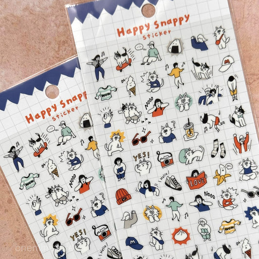 Mind Wave Happy Snappy Sticker