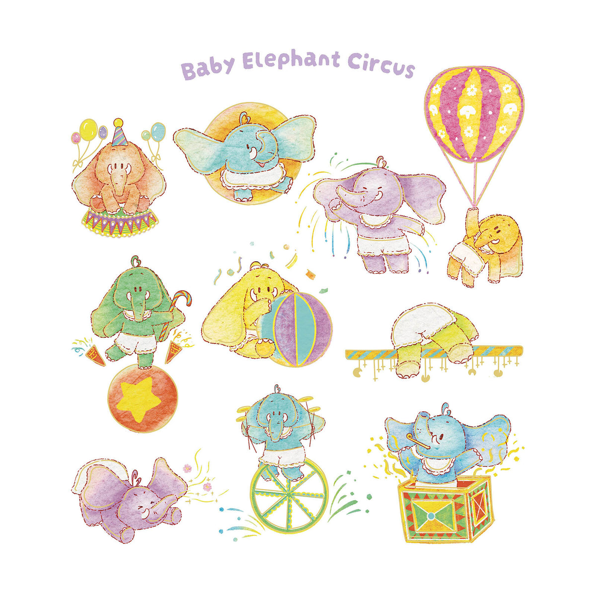 World Craft Fun Animal Flake Stickers Collection