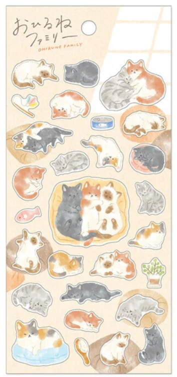 Mind Wave Nap Family Sticker Collection
