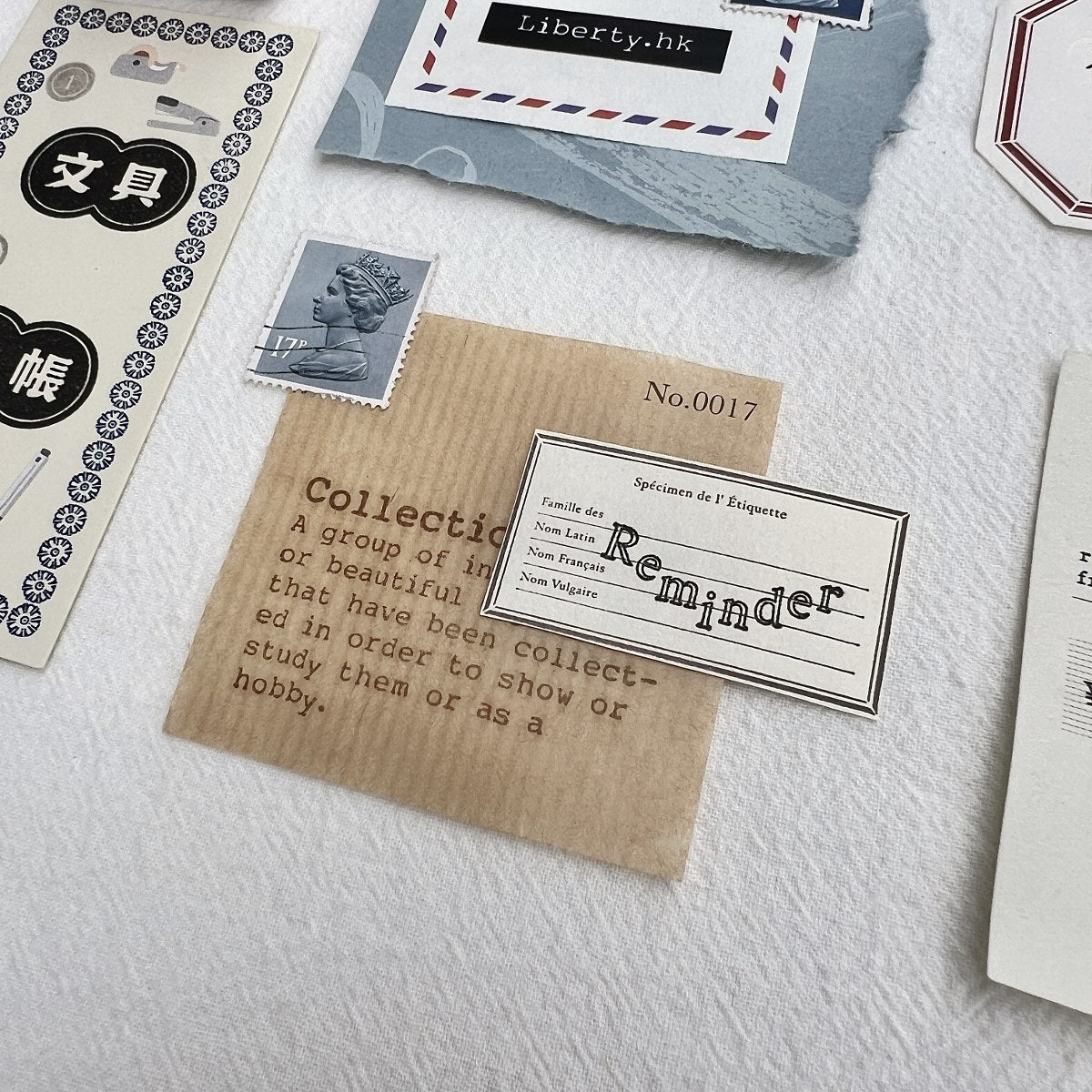 Liberty.hk -  Analog Postage Series : Vintage-Style Wooden Stamp