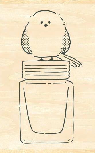 Beverly Ink Lover Rubber Stamp - Ink and Fountain Pen Designs