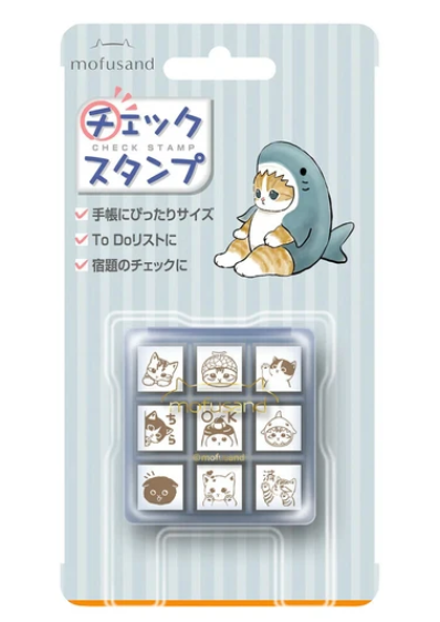 Mofusand mini check stamp set