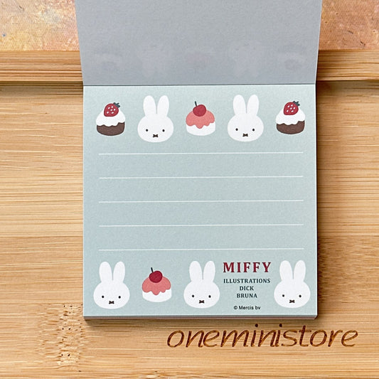 Miffy Square Memo Pad with Sticker Sheet