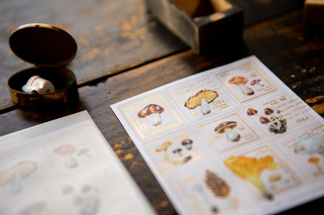 Ours Studio - Mushroom Recipe Stamp Sticker