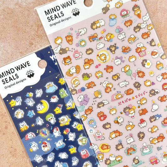 Mind Wave Seals Petit Sticker Sheet