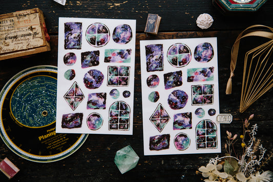 Ours Studio Colorful Night Transfer Sticker
