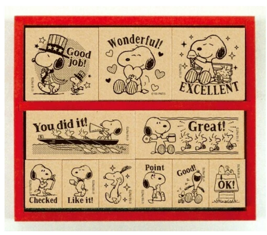 Snoopy reward stamp set