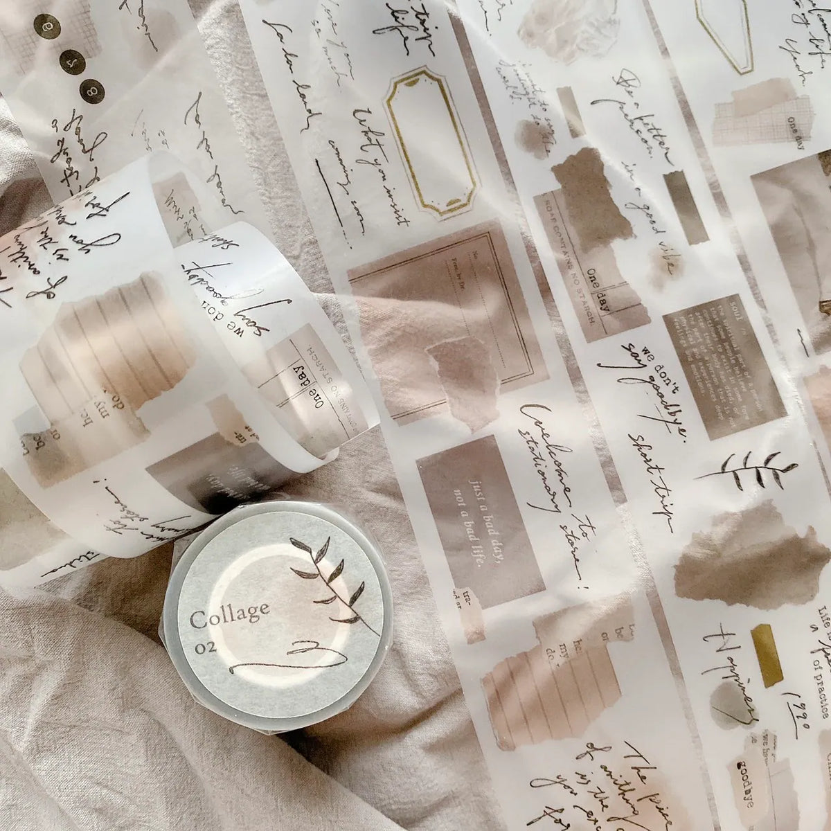 Shiwu Studio Collage 02 Matte PET Tape