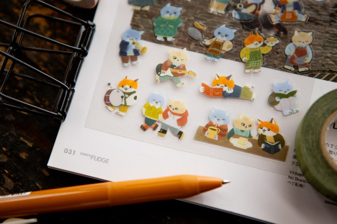 Ours Studio -Cats Gathering Sticker