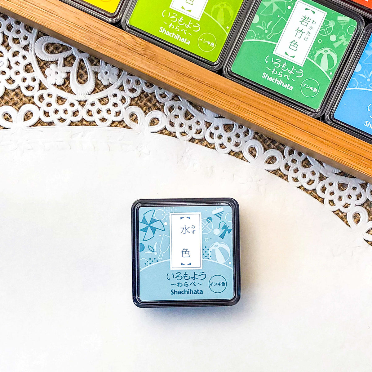 Shachihata Warabe Oil-Based Mini Size Ink Pad Collection
